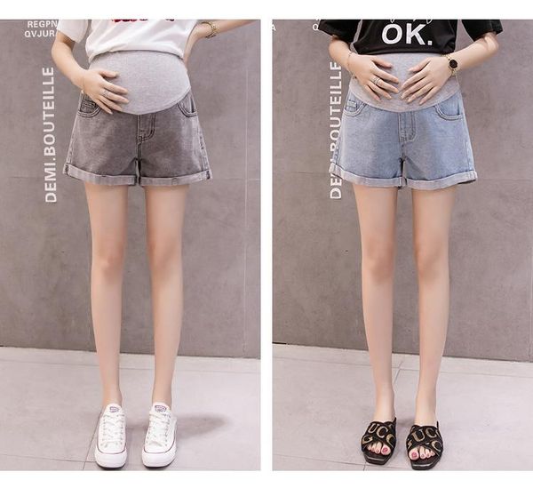 fringed dark blue denim maternity shorts elastic waist pregnancy short jeans summer clothes for pregnant women bottoms, White
fringed dark blue denim maternity shorts elastic waist pregnancy short jeans summer clothes for pregnant women bottoms, White