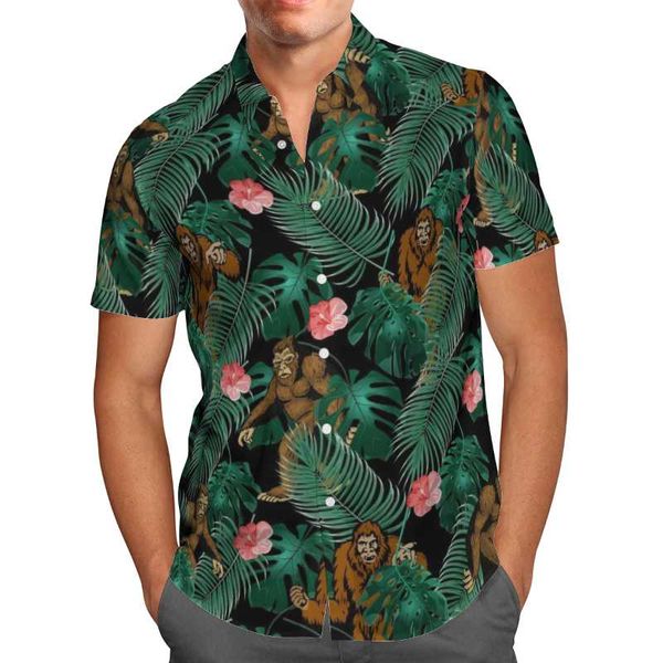 men's casual shirts bigfoot 3d print beach hawaiian 2021 summer shirt short sleeve streetwear oversized 5xl camisa social chemise homme, White;black
men's casual shirts bigfoot 3d print beach hawaiian 2021 summer shirt short sleeve streetwear oversized 5xl camisa social chemise homme, White;black