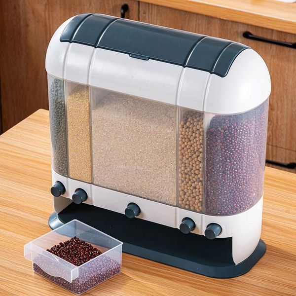 storage bottles & jars kitchen sealed rice bucket plastic container cereal dispenser wall shelf grain box oatmeal home supplies
storage bottles & jars kitchen sealed rice bucket plastic container cereal dispenser wall shelf grain box oatmeal home supplies