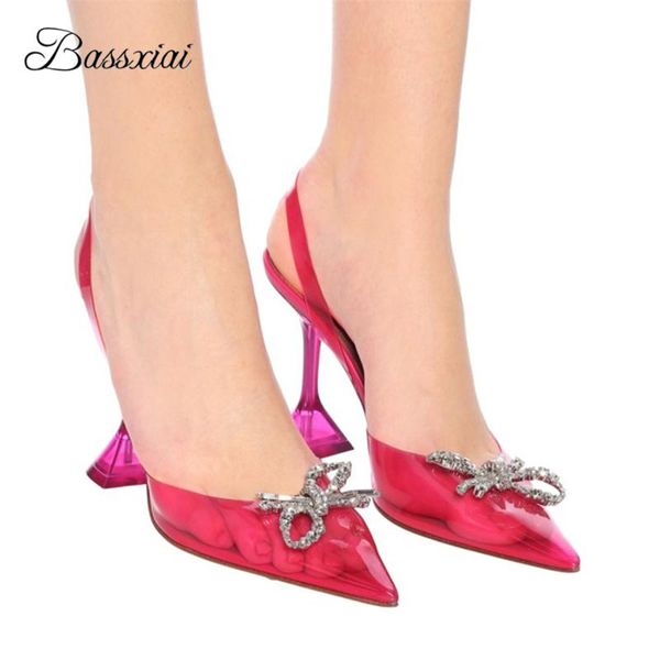 sandals candy color pvc transparent for girls women clear crystal goblet heel pointed toe diamond bowtie party shoes summer, Black
sandals candy color pvc transparent for girls women clear crystal goblet heel pointed toe diamond bowtie party shoes summer, Black