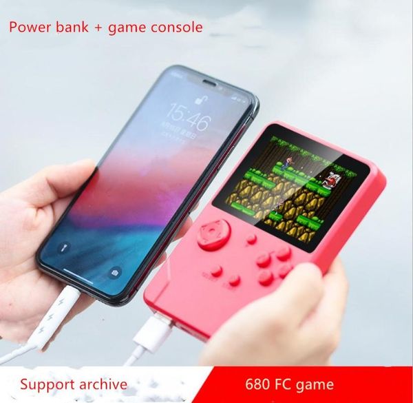 coolbaby retro power bank game console built in 5000 mah 680 fc support double player tv connection handle portable players
coolbaby retro power bank game console built in 5000 mah 680 fc support double player tv connection handle portable players