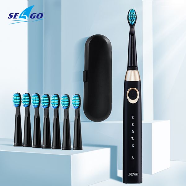 seago sonic electric toothbrush usb rechargeable 5 modes smart ultrasonic toothbrushes travel case oral care brush 8 teeth heads
seago sonic electric toothbrush usb rechargeable 5 modes smart ultrasonic toothbrushes travel case oral care brush 8 teeth heads