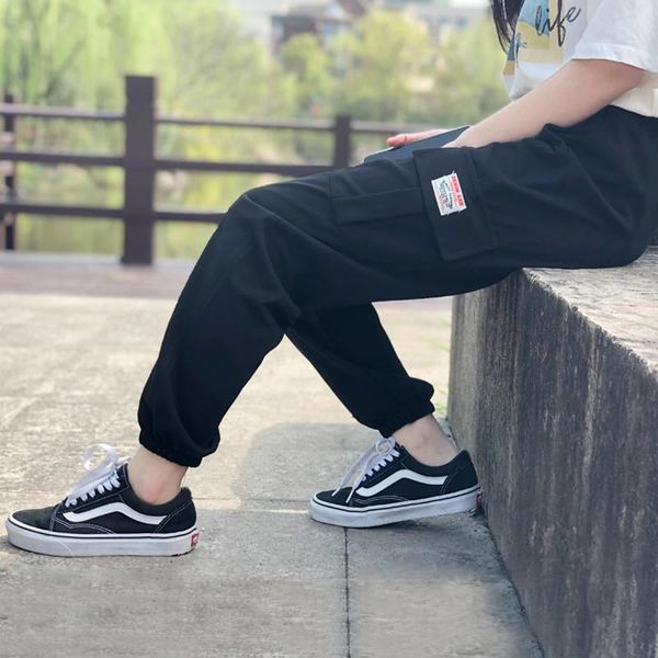 women's pants & capris cargo women high waist joggers casual pantalones mujer plus size trousers girls, Black;white
women's pants & capris cargo women high waist joggers casual pantalones mujer plus size trousers girls, Black;white