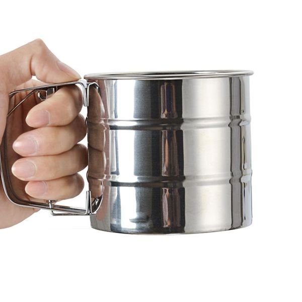 stainless steel handle flour shakers sifters sieve cup baking pastry tools kitchen gadgets 15.5*9.4cm &
stainless steel handle flour shakers sifters sieve cup baking pastry tools kitchen gadgets 15.5*9.4cm &