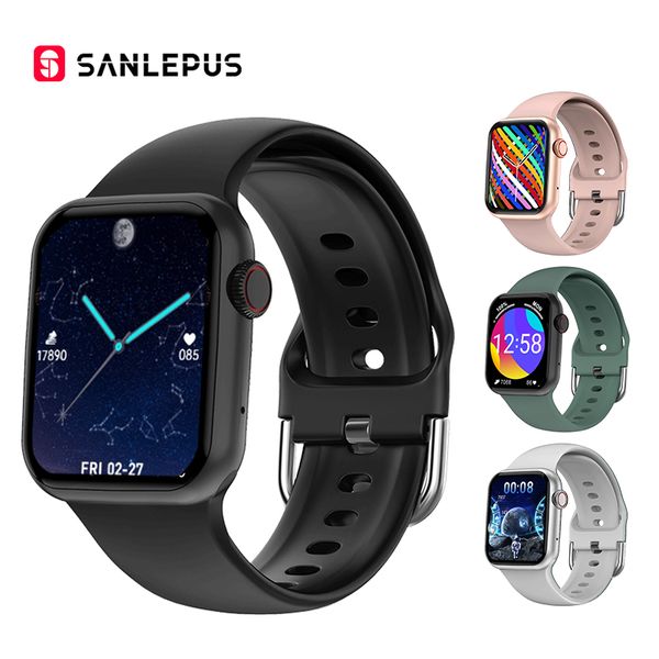 sanlepus smart watch 2021 men women smartwatch wireless charging bluetooth call 1.8 inch hd screen for android apple pk series 7, Slivery;brown
sanlepus smart watch 2021 men women smartwatch wireless charging bluetooth call 1.8 inch hd screen for android apple pk series 7, Slivery;brown