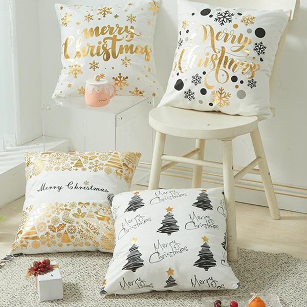 pillow case merry christmas decoration cover bronzing tree snowflake soft pillowcase cushion covers for sofa couch
pillow case merry christmas decoration cover bronzing tree snowflake soft pillowcase cushion covers for sofa couch
