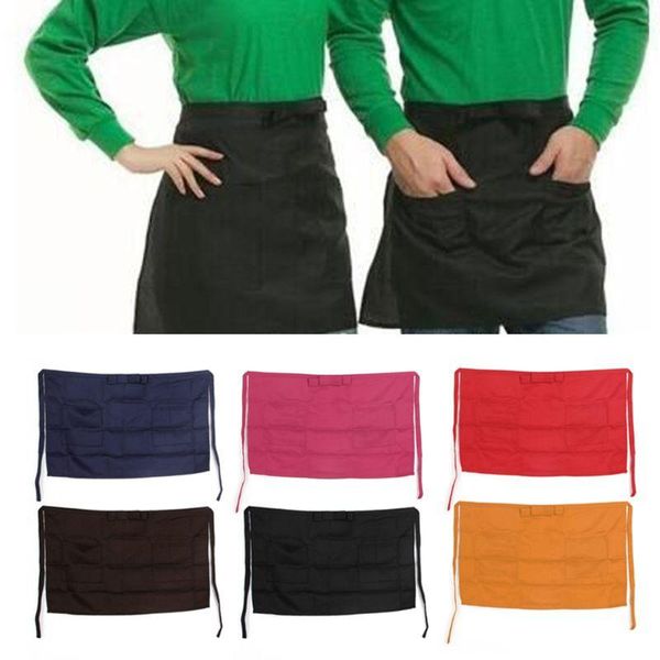 western restaurant waiter waitress half short waist polyester apron pocket kitchen cafe pub brief aprons
western restaurant waiter waitress half short waist polyester apron pocket kitchen cafe pub brief aprons