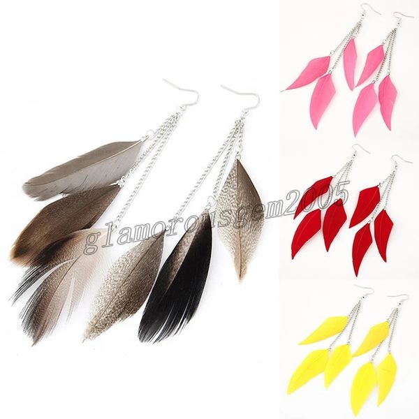 feather tassel long drop earrings female fashion boho big dangle wedding party ear ring jewelry gifts beach hanging earrings, Silver
feather tassel long drop earrings female fashion boho big dangle wedding party ear ring jewelry gifts beach hanging earrings, Silver