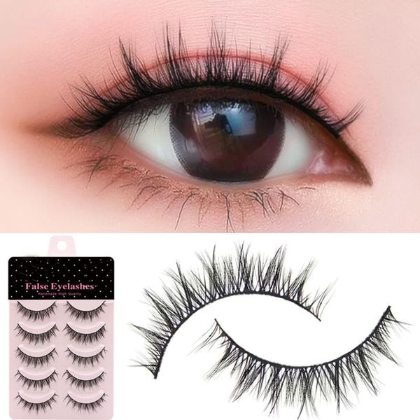 false eyelashes 5pair makeup natural crisscross thick soft 100% handmade cotton stems fake stage lashes
false eyelashes 5pair makeup natural crisscross thick soft 100% handmade cotton stems fake stage lashes