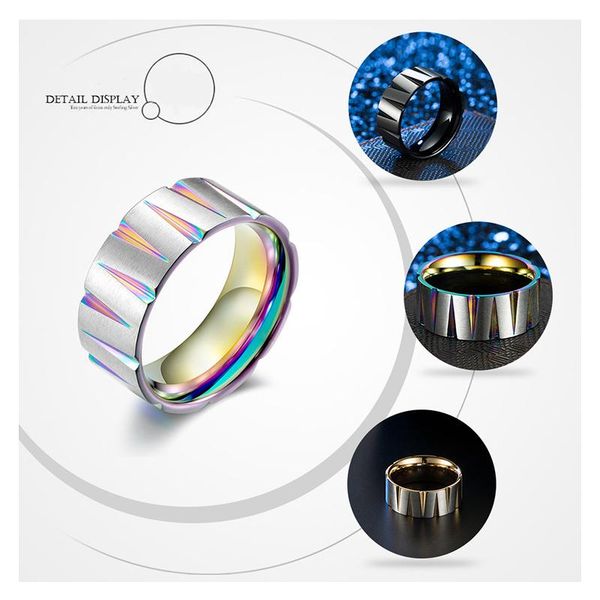 cluster rings stainless stee steampunk ring personality color men accessories jewelr custom made 2021 wholesale mood for women, Golden;silver
cluster rings stainless stee steampunk ring personality color men accessories jewelr custom made 2021 wholesale mood for women, Golden;silver