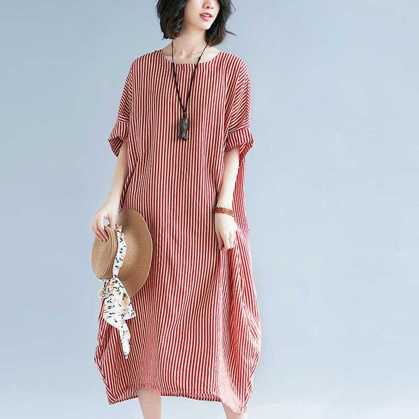 casual dresses 2021 striped thin cotton and linen short-sleeved dress busty girl loose, Black;gray
casual dresses 2021 striped thin cotton and linen short-sleeved dress busty girl loose, Black;gray