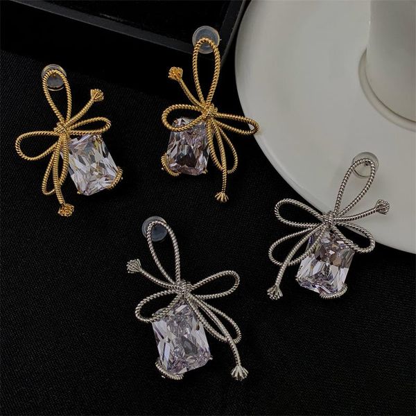 stud kofsac 925 sterling silver jewelry earrings for women shiny crystal cz sweet cute bow-knot earring lady birthday gifts, Golden;silver
stud kofsac 925 sterling silver jewelry earrings for women shiny crystal cz sweet cute bow-knot earring lady birthday gifts, Golden;silver