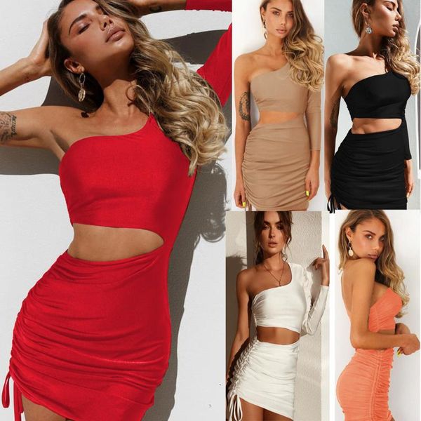casual dresses fashion bodycon hollow out dress femme summer spring one shoulder mini celebrity club party women vestidos verano, Black;gray
casual dresses fashion bodycon hollow out dress femme summer spring one shoulder mini celebrity club party women vestidos verano, Black;gray