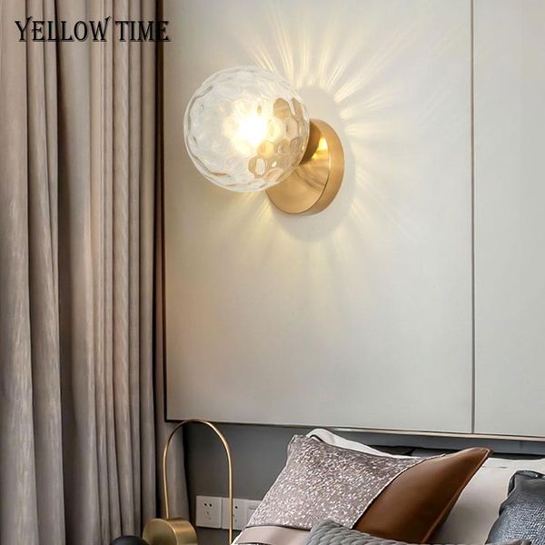 wall lamp modern glass cover e27 led bulb gold&black home fixtures round ball bedroom bedside background sconce lights
wall lamp modern glass cover e27 led bulb gold&black home fixtures round ball bedroom bedside background sconce lights
