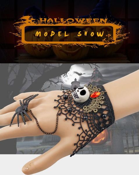 charm bracelets vintage gothic lolita bangle black lace bracelet for women flower metal chain halloween jewelry 2021, Golden;silver
charm bracelets vintage gothic lolita bangle black lace bracelet for women flower metal chain halloween jewelry 2021, Golden;silver