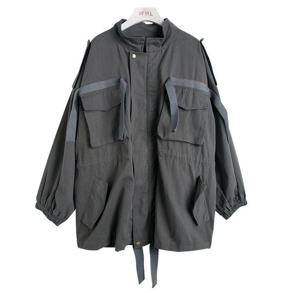 women's trench coats 2021 autumn winter washed cotton windbreaker jacket female korean loose bubble sleeve big size pockets womens, Tan;black
women's trench coats 2021 autumn winter washed cotton windbreaker jacket female korean loose bubble sleeve big size pockets womens, Tan;black