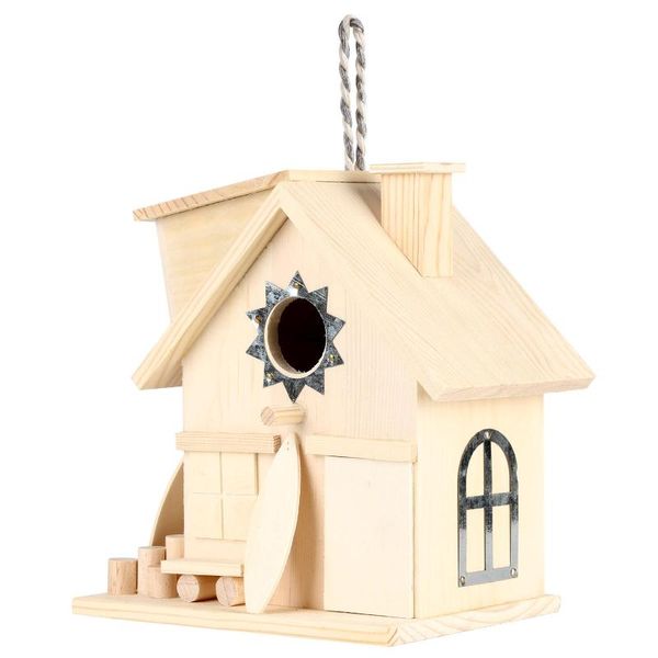 bird cages wooden house nesting box hanging nests home garden decoration outdoor nest pet
bird cages wooden house nesting box hanging nests home garden decoration outdoor nest pet