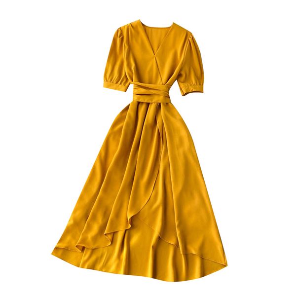 2021women summer midi french dress 2021 sweet v-neck puff sleeve high waist elegant woman dresses female clothing new year as, Black;gray
2021women summer midi french dress 2021 sweet v-neck puff sleeve high waist elegant woman dresses female clothing new year as, Black;gray