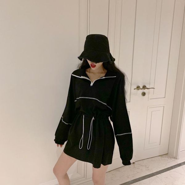 casual dresses long sleeve mini-dresses spring autumn korean sports style women clothing fashion brand loose simple vestidos female, Black;gray
casual dresses long sleeve mini-dresses spring autumn korean sports style women clothing fashion brand loose simple vestidos female, Black;gray