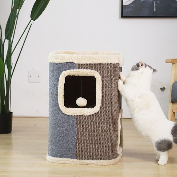 cat beds & furniture scratcher cardboard comfortable and warm grinding claw nest pet double sisal scratching bucket self-playin
cat beds & furniture scratcher cardboard comfortable and warm grinding claw nest pet double sisal scratching bucket self-playin