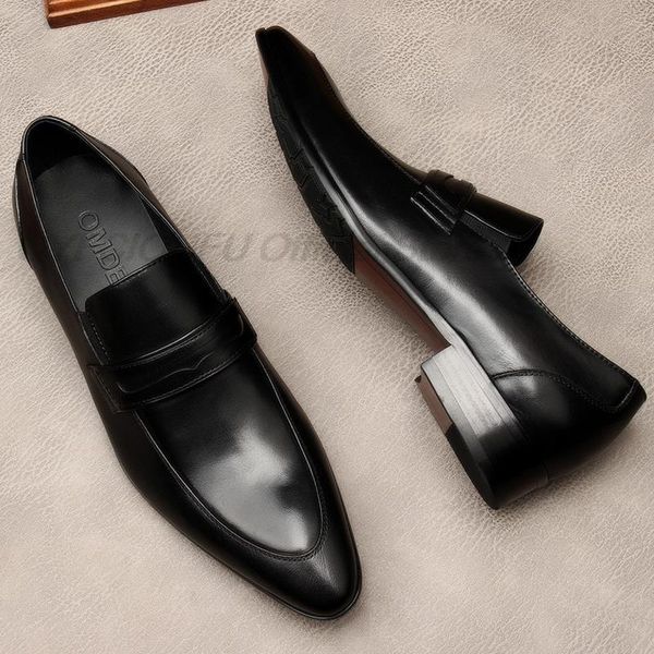 dress shoes casual oxford men brogues genuine leather suit slip on business wedding pointed toe formal italian shoe lofers wm57, Black
dress shoes casual oxford men brogues genuine leather suit slip on business wedding pointed toe formal italian shoe lofers wm57, Black