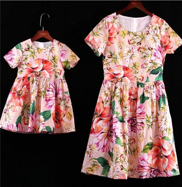 summer family matching outfits parent-child dress mother daughter flower printed short sleeve princess dresses girl floral holiday travel cl, Blue
summer family matching outfits parent-child dress mother daughter flower printed short sleeve princess dresses girl floral holiday travel cl, Blue