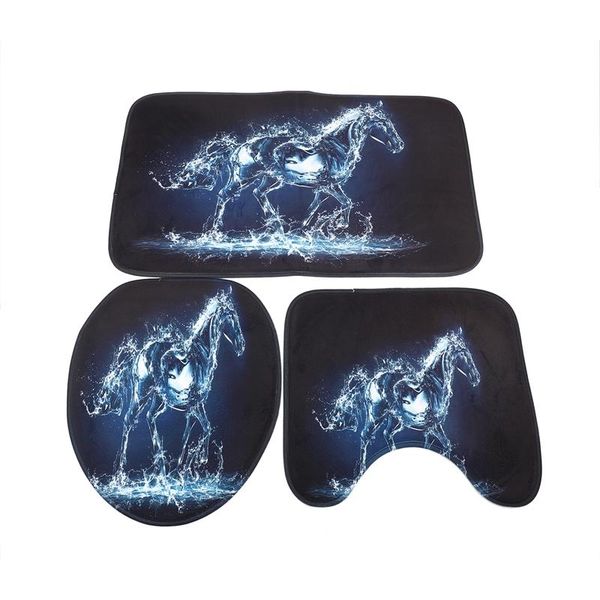 bath mats crystal horse printed toilet floor mat 4-piece bathroom non-slip carpet set
bath mats crystal horse printed toilet floor mat 4-piece bathroom non-slip carpet set