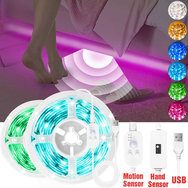 motion sensor led light strip hand sweep sensor dimmable smd2835 5v 2a usb tv backlight kitchen tape diode night lamp 0.5m - 5m
motion sensor led light strip hand sweep sensor dimmable smd2835 5v 2a usb tv backlight kitchen tape diode night lamp 0.5m - 5m