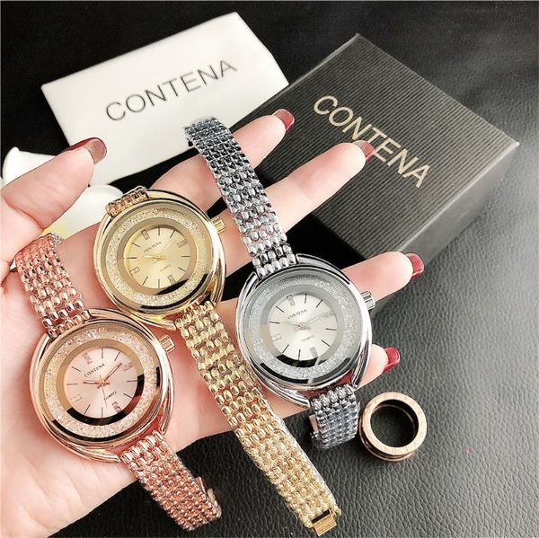 women fahsion brand wristwatches quartz luxury watches diamond clock gifts for reloj, Slivery;brown
women fahsion brand wristwatches quartz luxury watches diamond clock gifts for reloj, Slivery;brown