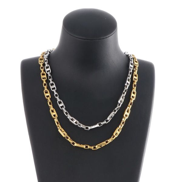 chains thick h chain choker necklace men women stainless steel minimalist link chunky collar jewelry 2021, Silver
chains thick h chain choker necklace men women stainless steel minimalist link chunky collar jewelry 2021, Silver