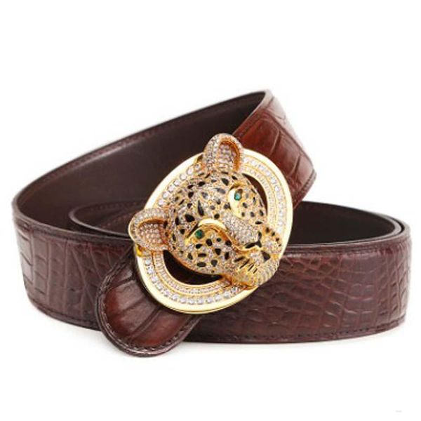 belts linshe the crocodile fashion business belt male genuine leather leopard smooth buckle men, Black;brown
belts linshe the crocodile fashion business belt male genuine leather leopard smooth buckle men, Black;brown