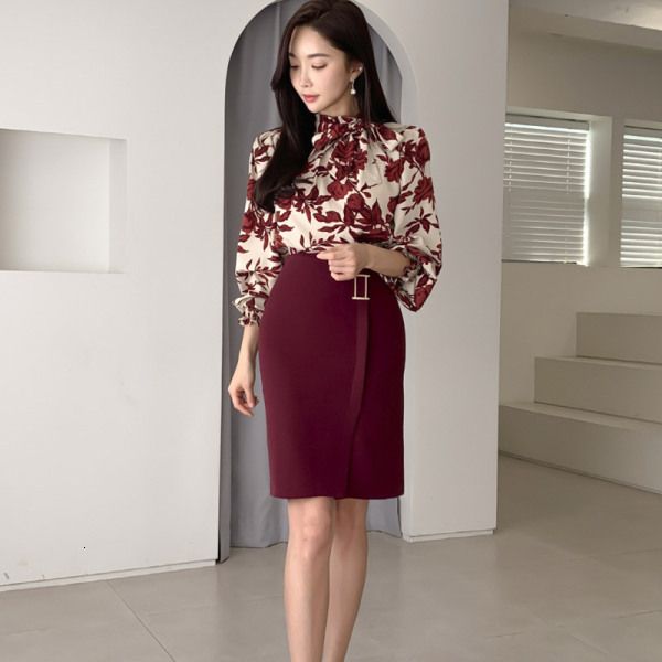 two piece dress spring new fashion women skirt set floral print bow ladies and bodycon pencil suits i6of, White
two piece dress spring new fashion women skirt set floral print bow ladies and bodycon pencil suits i6of, White