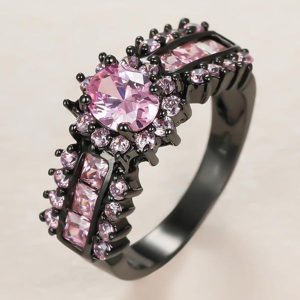 trendy female pink crystal stone ring charm 14kt black gold wedding rings for women dainty bride oval zircon engagement, Slivery;golden
trendy female pink crystal stone ring charm 14kt black gold wedding rings for women dainty bride oval zircon engagement, Slivery;golden