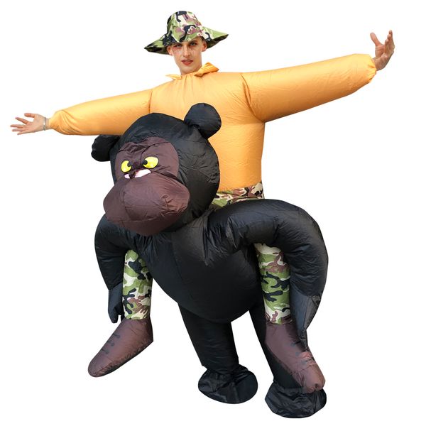 mascot doll costume halloween costumes inflatable costume walking animal black moneky orangutan disfraz for mam woman, Red;yellow
mascot doll costume halloween costumes inflatable costume walking animal black moneky orangutan disfraz for mam woman, Red;yellow