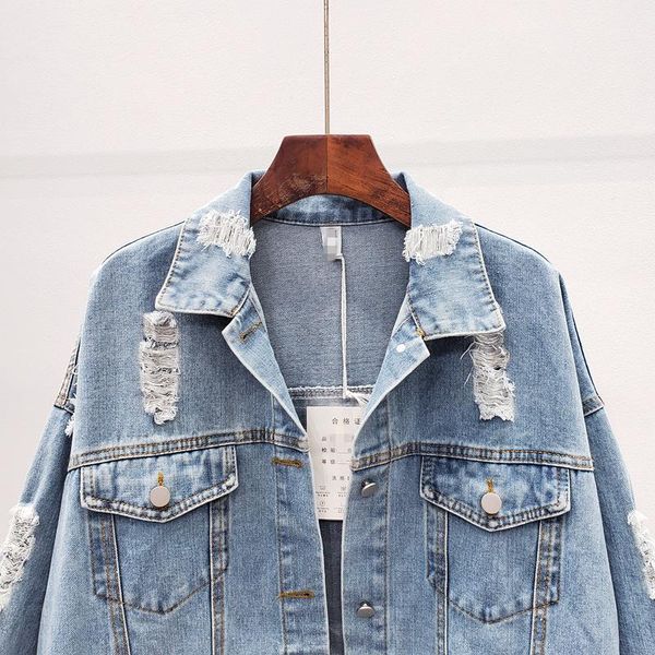 women's jackets denim jacket coat diamonds hole bf jeans outwear female spring autumn casual loose cowboy, Black;brown
women's jackets denim jacket coat diamonds hole bf jeans outwear female spring autumn casual loose cowboy, Black;brown