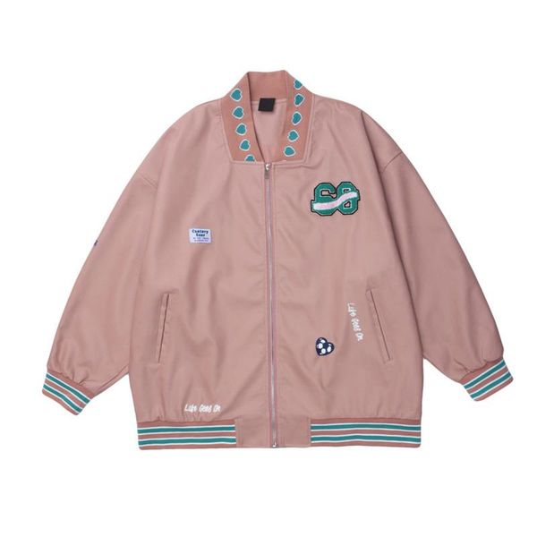women's jackets ribbon collar hip hop baseball jacket men women embroidery letter streetwear fashion vintage windbreaker couples, Black;brown
women's jackets ribbon collar hip hop baseball jacket men women embroidery letter streetwear fashion vintage windbreaker couples, Black;brown