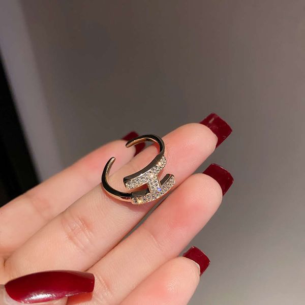 ring real gold plated diamond inlaid letter open east gate fashion temperament net red index finger female, Silver
ring real gold plated diamond inlaid letter open east gate fashion temperament net red index finger female, Silver