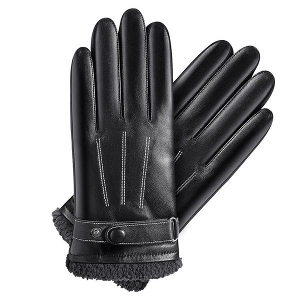 touch screen men's gloves winter leather plush thickened warm windproof waterproof motorcycle riding cycling, Black
touch screen men's gloves winter leather plush thickened warm windproof waterproof motorcycle riding cycling, Black