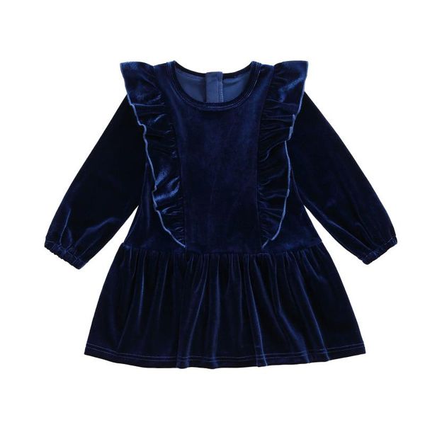 girl's dresses cute little girl velvet dress fashion solid color long sleeve round neck ruffle a-line princess fall clothes 2-7y, Red;yellow
girl's dresses cute little girl velvet dress fashion solid color long sleeve round neck ruffle a-line princess fall clothes 2-7y, Red;yellow