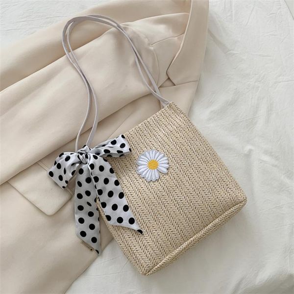 evening bags casual staw woven for women bucket shoulder bag large capacity flower handbag summer beach travel totes with scarves
evening bags casual staw woven for women bucket shoulder bag large capacity flower handbag summer beach travel totes with scarves