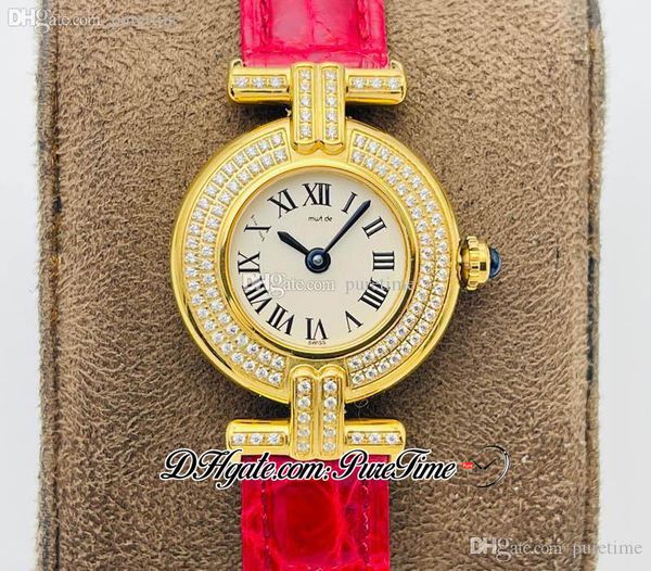 yydf elegant must ladies vermeil vintage swiss quartz womens watch 18k yellow gold diamonds bezel white dial black roman red leather super e, Slivery;brown
yydf elegant must ladies vermeil vintage swiss quartz womens watch 18k yellow gold diamonds bezel white dial black roman red leather super e, Slivery;brown