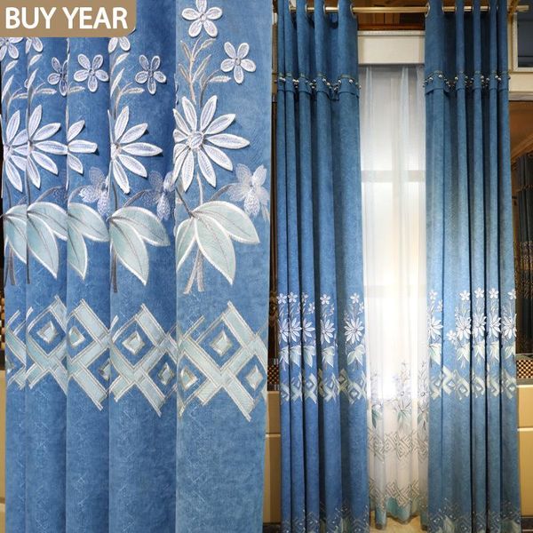 curtain & drapes 2021 curtains for living dining room bedroom thick chenille embossed embroidered finished custom blackout window 
curtain & drapes 2021 curtains for living dining room bedroom thick chenille embossed embroidered finished custom blackout window