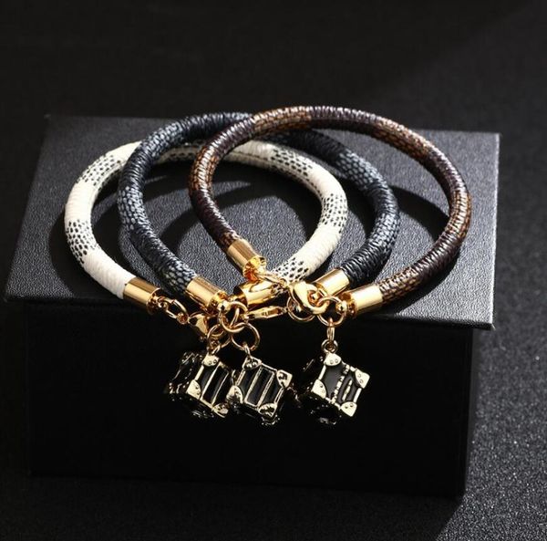 charm bracelets beautiful case women pu leather alloy circle girl bracelet female handmade fashion wb18, Golden;silver
charm bracelets beautiful case women pu leather alloy circle girl bracelet female handmade fashion wb18, Golden;silver