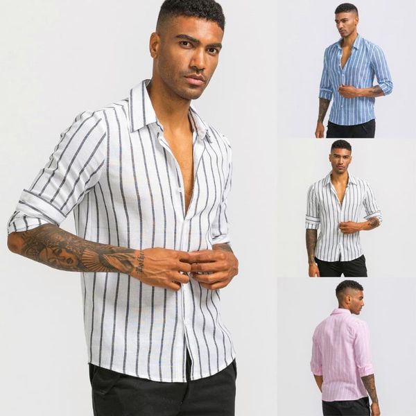 men's casual shirts 2021 brand men shirt male striped long sleeve autumn formal plaid camisa social1, White;black
men's casual shirts 2021 brand men shirt male striped long sleeve autumn formal plaid camisa social1, White;black