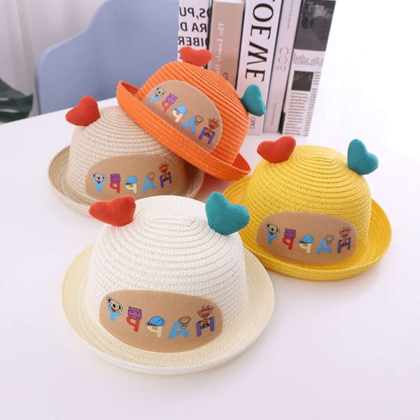 children's baby korean leisure net red travel cover the sun fisherman straw children cute hat summer, Yellow
children's baby korean leisure net red travel cover the sun fisherman straw children cute hat summer, Yellow