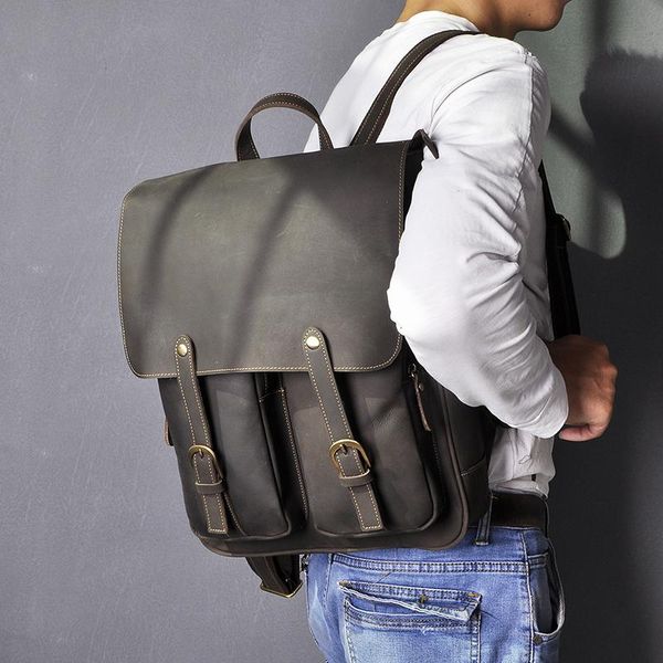 backpack design male original leather casual fashion large capacity travel bag school college lapdaypack for men 679
backpack design male original leather casual fashion large capacity travel bag school college lapdaypack for men 679