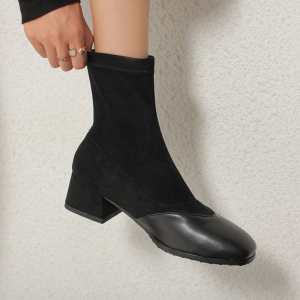 boots ymechic 2021 womens plus size chunky med heels slip on stretch sock square toe ankle for women black apricot booties
boots ymechic 2021 womens plus size chunky med heels slip on stretch sock square toe ankle for women black apricot booties