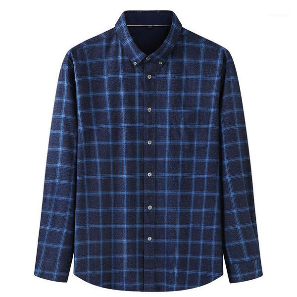 men's fattening plus size square collar plaid printed long sleeve shirt in autumn 2021 dress shirts, White;black
men's fattening plus size square collar plaid printed long sleeve shirt in autumn 2021 dress shirts, White;black