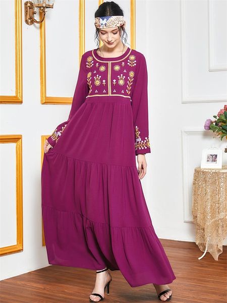 ethnic embroidered arabic long dress women muslim elegant o ne full sleeve maxi dresses turkey dubai moroccan kaftan vestidos, Red
ethnic embroidered arabic long dress women muslim elegant o ne full sleeve maxi dresses turkey dubai moroccan kaftan vestidos, Red