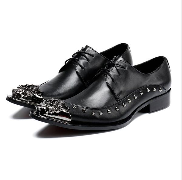 dress shoes large size eur47 black oxfords mens wedding rivets studded business flat iron head lace-up for men
dress shoes large size eur47 black oxfords mens wedding rivets studded business flat iron head lace-up for men